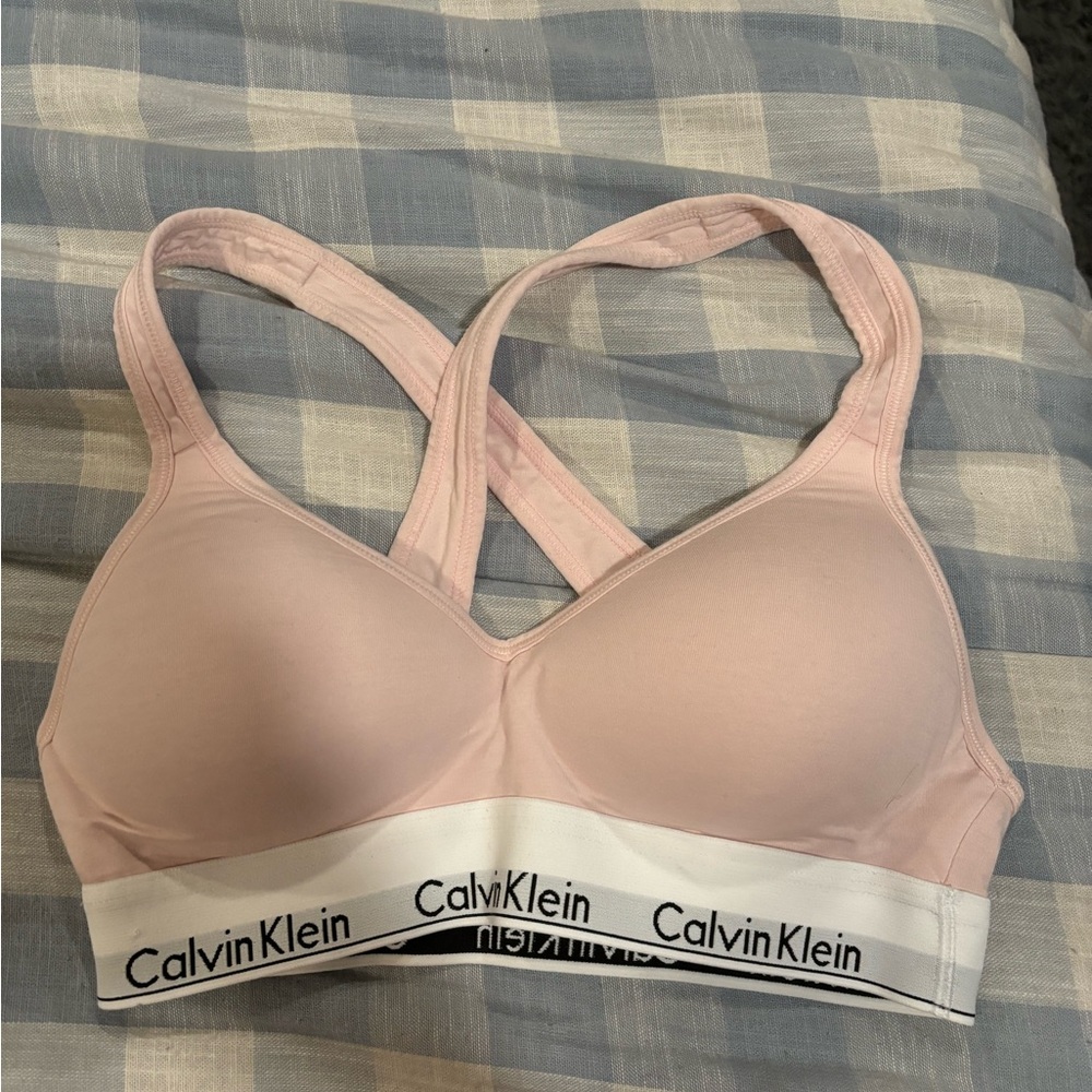 Calvin Klein pink bra
